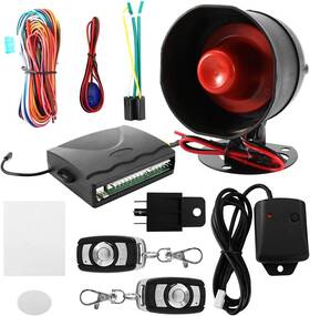 Fydun 705353832888 Car Alarm System With Remote Start Push To Engine Stop Button 12v Universa