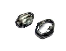 Fu-288440 Ghxsport Gloss Carbon Fiber Pattern Remote Key Cover Protection Case Keypad For Bmw