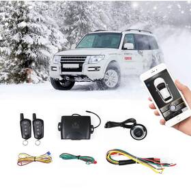 Giordon 625653126506 Universal Car Alarm Remote Engine Start Kits One Key For
