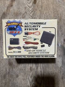 Guardian 911-800 911 Motorcycle Security System Model New Old Stock Rare