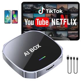 Fb20001 Guyospe Upgraded Wireless Carplay Adapter For Iphone Plug And Play No Lag