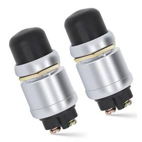 T5933 Gzztorres Engine Start Push Button Momentary Switch 12v 50a Waterproof 2 Pcs