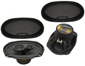 Ha-spk-replace406 Harmony Audio Bundle Compatible With 2008-2012 Chevy Malibu Ha R69 New Rear Deck Speaker Repla