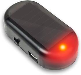 Hautllaif 445008736781 Anti-theft Led Flashing Security Light Fake Lamp Car Solar Power Simulated Dummy