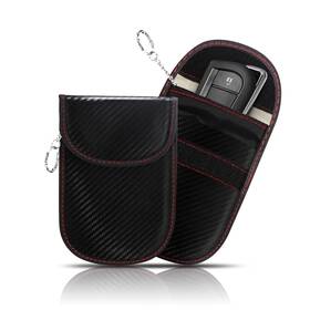 Hb-223-fbck Hbxdeco 2pcs Faraday Bag For Car Keys Rfid Signal Blocking Key Fob Protector Anti-t