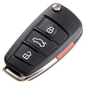 Sku1448-dy Heart Horse Keyless Entry Remote Key Fob A3 A4 A6 A8 Tt Q7 S6 4 Button Cont