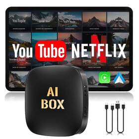 Heqiao 606682501271 Wireless Carplay Adapter Supports Youtube Netflix And More Wired To Wi