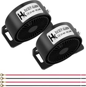 Hk 705353851773 Truck Back-up Alarm 12v-80v 110db Heavy-duty Car Reverse Horn Backup Warnin