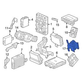 351413a0a00 Honda Oe Anti-theft Control Module Bracket