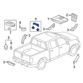 38387tz5a11 Honda Oe Inner Keyless Entry Antenna