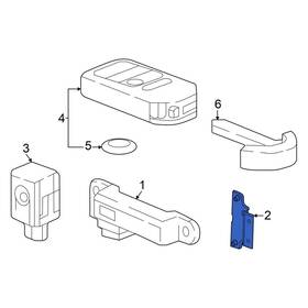 383883e7h00 Honda Oe Keyless Entry Antenna Bracket
