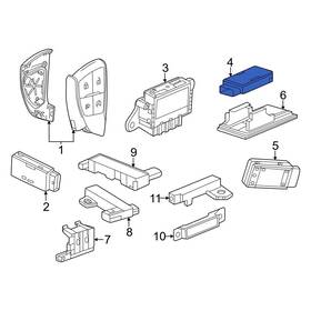 85066889 Honda Oe Rear Upper Keyless Entry Receiver