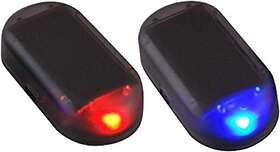 Ym-daa324 Honscreat Kqiang 2pcs Car Solar Power Simulated Dummy Alarm Warning Anti-theft Led Flashin Ym-daa324 Honscreat Kqiang 2pcs Car Solar Power Simulated Dummy Alarm Warning Anti-theft Led Flashin