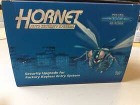 Hornet 093207008580 Auto Alarm Security System Without Remotes