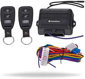 Installgear 789398416852 Car Alarm Security And Keyless Entry System Trunk Pop With Two