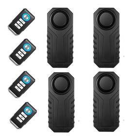 Japard 571630186441 Loudest 113db Bike Alarm With Remote Wireless Anti-theft Vibration Motion Se