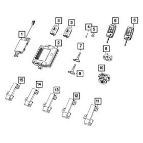 68417826ab Jeep Oe Keyless Entry Transmitter