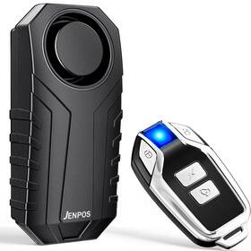 Jenpos 618202994777 Bike Alarm 120db Loud Waterproof Wireless E-bike Motorcycle With Remot