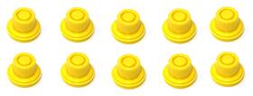 900092 Jsp Manufacturing 711181532692 10 Pack Replacement Yellow Spout Caps Top Hat Style Fits # 900302 Blitz