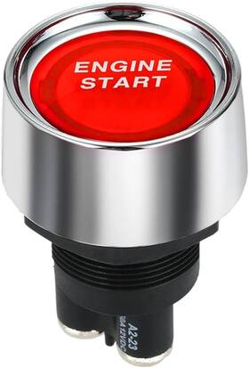 04010002 Jtron Start Engine Button Car Dc 12v 50a Red Light Swit