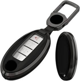 5455645 K Lakey Alloy Metal Key Fob Cover Compatible With Nissan Rogue Maxima Altima Seda Pathfi