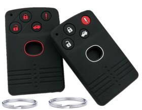 Sg24011a2 Kawihen Silicone Key Fob Cover Compatible With 2004-2009 Mazda 5 6 Cx-7 Cx-9 Mx-5 Mia