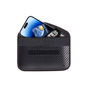 Kewucn-392kc Kewucn 1 Pack Faraday Bag For Key Fob Rfid Large 5.32 7.68 Inches Black