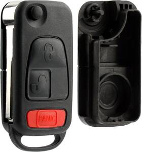 Kpt-4572 Keylessoption Replacement Keyless Entry Remote Fob Clicker Flip Key Black