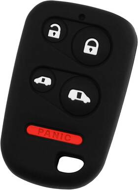 Kpt-6313 Keylessoption Keyguardz Keyless Entry Remote Car Key Fob Outer Shell Cover Soft Black