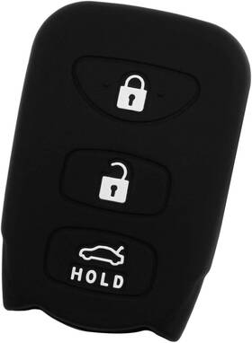 Kpt-6420 Keylessoption Keyguardz Keyless Entry Remote Car Key Fob Outer Shell Cover Soft Black