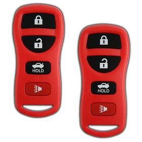 Kpt1556 Keylessoption 2x Key Fob For 2002 2003 2004 2005 2006 2007 2008 2-pack Red