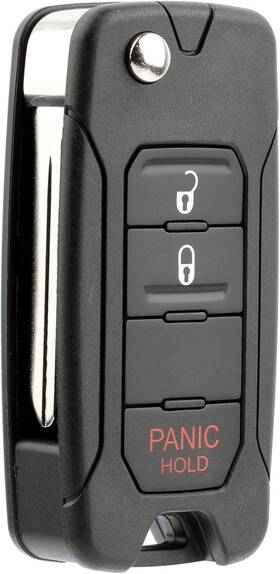Kpt5140 Keylessoption Keyless Entry Remote Control Car Flip Key Blade Fob Uncut Blank Ch