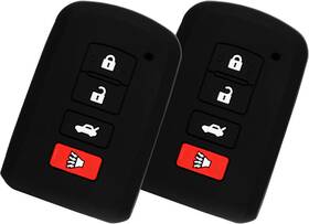 Kpt6455 Keylessoption Keyguardz Keyless Entry Remote Car Smart Key Fob Outer Shell Cover Soft Rubber P