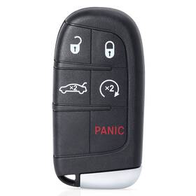68155687 Keymall Smart Car Key Fob Keyless Entry Remote Replacement 5 Buttons For Chrysler 200