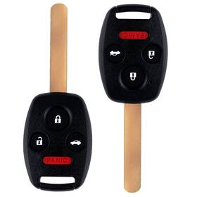 Keyrunner 771077139435 4 Buttons Key Fob Keyless Entry Remote Control Uncut Car Lgnition Fits For 20