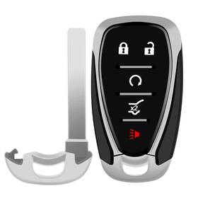 Keyrunner 771077139503 5 Buttons Replacement For Proximity Smart Keyless Entry Remote Control Car Ke