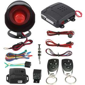 Rui6801364653638qx Kkmoon Car Keyless Entry Alarm System With 2 Remote Control 1 Siren Universal P5v9