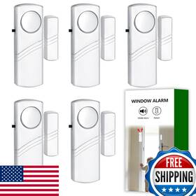 Kolodogo B0g6dcv4g5 Door Window Alarm 90db Wireless Sensor Burglar For