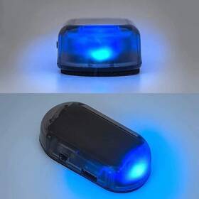 Kqiang 445050364383 2 Pack Car Solar Power Simulated Dummy Alarm Light Fake Led Flashing W