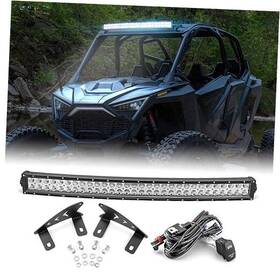 80da10102901 Kurniso 180w Roof Led Light Bar Kit With Plug And Play Wiring Harness 32 Inch Curved