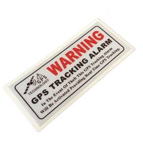 Langersun 902910962505 2pcs Car Styling Decals Warning Gps Tracking System Alarm Security Anti Theft
