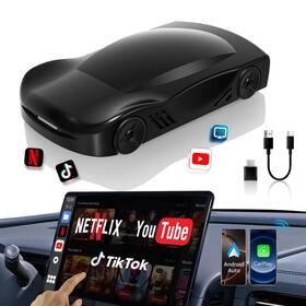 Leadtree 749614821082 4in1 Carplay Ai Box Wireless And Android Auto Adapter Compatible With N