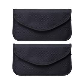 Chiompn6 Leechio 2 Pcs Faraday Bags For Phones Bag Pouch Shield Cage Black