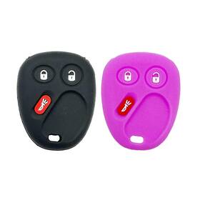 Kc-1001-1355 Lemsa 2pcs Silicone Keyless Entry Remote Car Smart Key Fob Cover Case For Chevrolet
