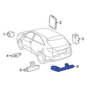 899970e050 Lexus Oe 8.9997e 55 Rear Outer Keyless Entry Antenna