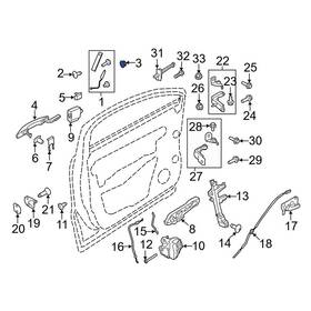 W713145s300 Lincoln Oe Left Keyless Entry Keypad Nut W713145s300 Lincoln Oe Left Keyless Entry Keypad Nut