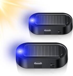 Lnkerco 445008627683 Car Solar Power Simulated Dummy Alarm Vehicle Security Anti-theft Led Flashing Lnkerco 445008627683 Car Solar Power Simulated Dummy Alarm Vehicle Security Anti-theft Led Flashing