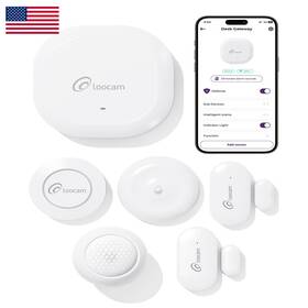 Loocam B0cmtw9x9b Wireless Alarm System 6 Pieces Kits House For Apartment 1 Smart