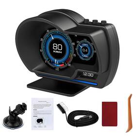 L5010 Lorpheir Obd2 Gps Dual System Car Hud Display - Digital Speedometer With Water Temp Vo