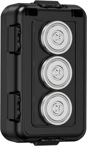 Mailada 764899927762 Magnetic Key Box Holder Under Car Standard Black
